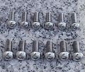 I5a 12-piece Set Of Chrome Fairing Bolts For Sportbikes 
