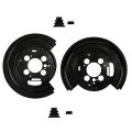Brake Dust Shield Splash Pair 924-235 Replacement For Ram 1500 2015-2019 Part Number 4779823ac Black Covers