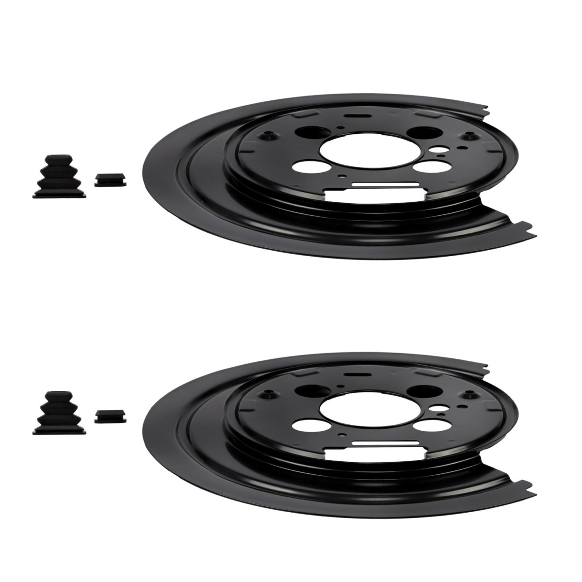 Brake Dust Shield Splash Pair 924-235 Replacement For Ram 1500 2015-2019 Part Number 4779823ac Black Covers