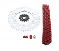Kawasaki Klx450 R Kx450 F Red Chain Sprocket Silver 14 47 114l