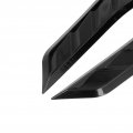Hood Scoops Vents Automotive Window Louvers 2 Pcs Gloss Black Bonnet Cover Rubber Front Vent Universal For Car Baffle