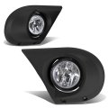 Auto Dynasty Compatible With Honda Pilot Pair Of Bumper Driving Fog Lights Bezel Clear Lens