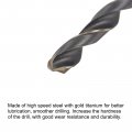 Uxcell 10 Pcs High Speed Steel Hex Shank Twist Drill Bit 8mm Drilling Dia With 1 4 Inch 116mm Length