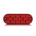 Maxxima M63353r Red 6 Oval Thin Profile Surface Mount Led Warning Light 