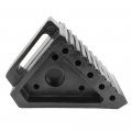 Extreme Max 5001 5772 2 Heavy-duty Solid Rubber Wheel Chock With Handle Value 2-pack