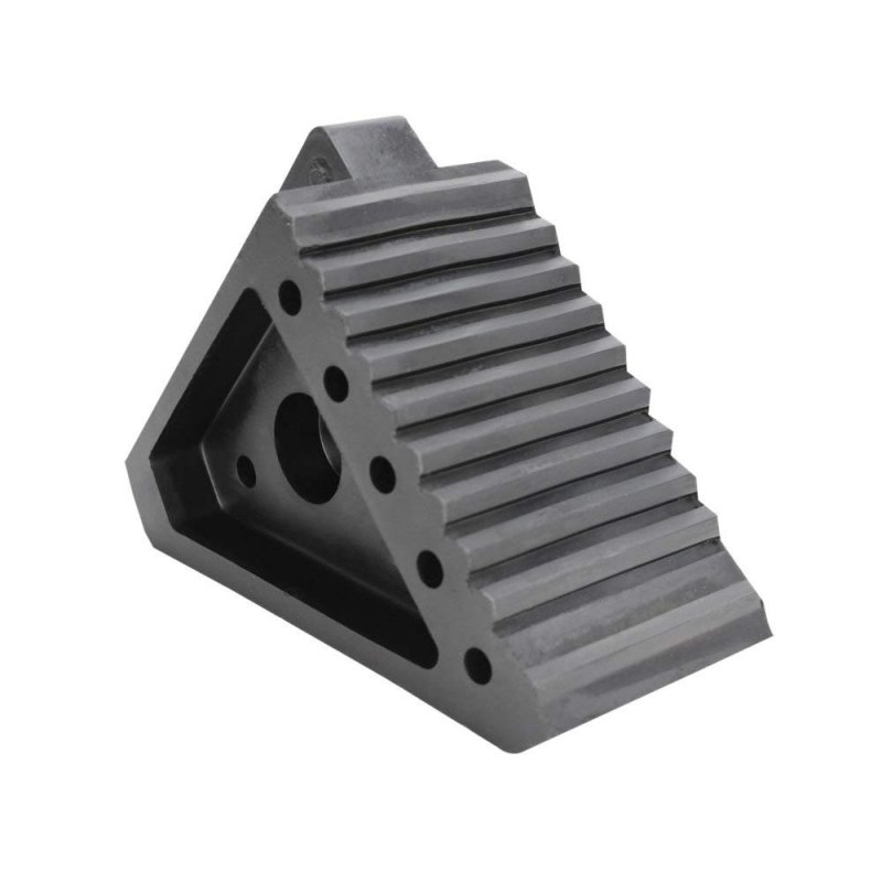 Extreme Max 5001 5772 2 Heavy-duty Solid Rubber Wheel Chock With Handle Value 2-pack