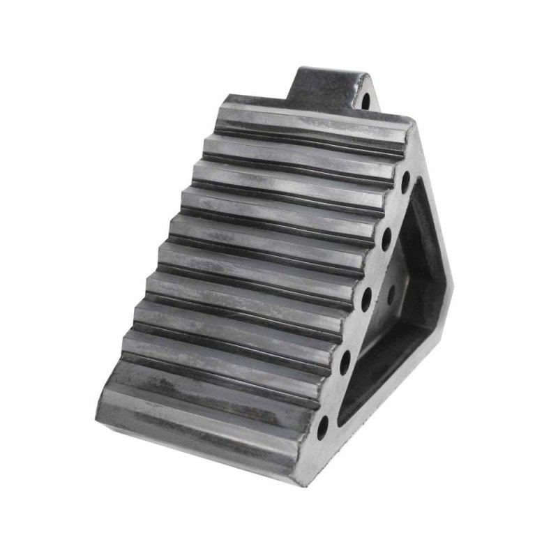 Extreme Max 5001 5772 2 Heavy-duty Solid Rubber Wheel Chock With Handle Value 2-pack