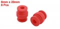 Uxcell 8pcs 8mmx20mm Red Shock Absorption Damping Ball For Hero Gopro2 Gopro3
