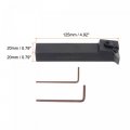 Uxcell Indexable Cnc Lathe Turning Tool Holder 93a Mvunl2020k16 3 4 Shank 40cr Steel Carbide For Grooving Threading