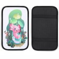 Jojoart Relax Axolotl Car Center Console Decor Handrail Armrest Box Cushion Cute Pink Salamander Interior Covers Protector Pad