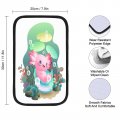 Jojoart Relax Axolotl Car Center Console Decor Handrail Armrest Box Cushion Cute Pink Salamander Interior Covers Protector Pad