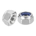 25pcs M12x1 75 Nylon Insert Hex Lock Nuts 316 Stainless Steel Self-locking Stop Nut For Industrial Construction Fasteners 