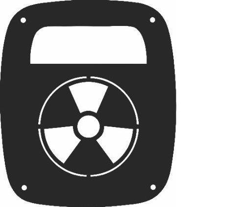 Jeeptails Radiation Symbol Tail Lamp Light Covers For Jeep Cj Or Yj And Tj Wranglers Black Set Of 2