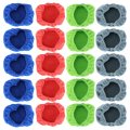 20 Pack Car Care Microfiber Cloths Windshield Cleaner Pads Replacement Kit Interior Auto Window Washing 
