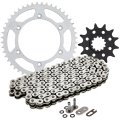 Niche Drive Sprocket Chain Combo For Husqvarna Wr250 Enduro Front 13 Rear 48 Tooth 520v O-ring 114 Links 