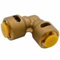 Supplying Demand Sb1 1 4 Inch 90 Degree Elbow Quick Connect Hvac Brass Coupler Fitting