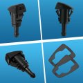 Anxingo 4805742ab 5116079aa Front Windshield Washer Nozzles Replacement For Dodge Caliber Journey Avenger 5160308aa Spray Jet