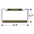 Ohio Dominican University Mascot Full Size Standard License Plate Metal Frame