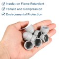 Nut Protection Cap 30pcs M12x19x23mm Plastic Hexagonal Screw Dome Acorn Hex Head Bolt Covers Waterproof Decorative Caps Grey