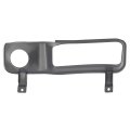 Hecasa Fog Light Bezel Left For 1994-2002 Dodge Ram 1500 2500 3500 Replacement 55076601 Ch1038101 Front Lamp Cover Trim Plastic 