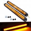 2 Pack 10 15 Led Trailer Tail Light Bar Third Brake Strip Stop Turn Lights Assembly Truck Rear Identification Waterproof For