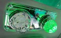 Peterbilt Cab Dome Lights Plate Framed Style Green 