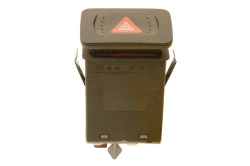 1j0953235j Hazard Flasher Switch Black Push Button Direct Fit Oe Replacement For Vehicles Plug And Play Connection