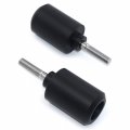 Httmt Motorcycle Frame Slider 2004-2012 Fz6 Fz6s 600 N Black P N Mt219-011-bk
