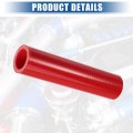 Uxcell 1 Id 6 Length 4-ply Reinforced High Temp Straight Coupler Silicone Reducer Hose Red For Car Intercooler Intake Piping