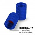 Dinosaur Tyrannosaurus Rex Black White Motorcycle Bicycle Bike Tire Rim Wheel Aluminum Valve Stem Caps