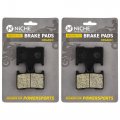 Niche Brake Pad Set For Yamaha Nytro Rx1 Rs Vector Er Ltx 8fa-w0046-01-00 Rear Organic 2 Pack