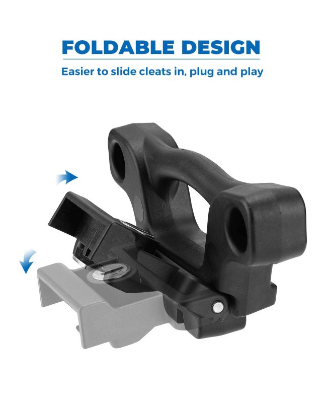 4 Pack Tie Down Anchors For 2015-2023 F150 2015-2022 F250 F350 Boxlink Bed Cleats Fl3z-99000a64-b Upgraded Foldable Design