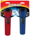 Eveready Led Economy 1d Size Flashlight With Battery 2 Pack 