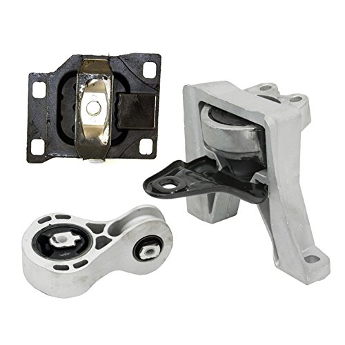 K2103-03 Fits 2008-2011 Ford Focus 2 0l Auto Engine Motor Trans Mount Set 3pcs 2008 2009 2010 2011 A5495 A5322 A2986