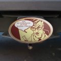 Graphics More Found Blood In Your Alcohol Stream Funny Humor Oval Tow Trailer Hitch Cover Plug Insert
