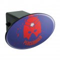 Splatter Helmet Icon Oval Tow Trailer Hitch Cover Plug Insert