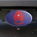 Splatter Helmet Icon Oval Tow Trailer Hitch Cover Plug Insert