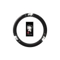 U A Inc 1 Pc Betty Boop Timeless Original Design Logo Black Steering Wheel Cover New 