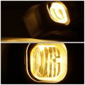 Auto Dynasty Compatible With Ford F-250 350 450 550 Super Duty Bumper Driving Fog Lights Wiring Kit Bezel Switch Chrome Lens