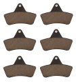 Front Rear Brake Pads For Arctic Cat Atv 375 4x4 2001 2002 