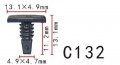 Autobahn88 Weatherstrip Clip Compatible With Gm Oem Pack Of 20