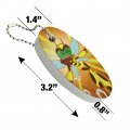Graphics More Dc Super Hero Girls Bumblebee Floating Keychain Oval Foam Fishing Boat Buoy Key Float