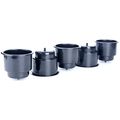 Legoyo 5 Pcs Boat Black Recessed Plastic Cup Drink Can Holder With Drain -new 