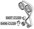 Engine Timing Belt Tensioner Bearing 0487-cu20 Md182537 