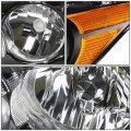 Auto Dynasty Factory Style Headlights Assembly Bundle With Tool Kit For Honda Accord Sedan 4-door 08-12 Driver And Passenger