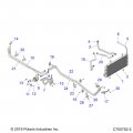 Polaris Rzr Brkt-coolant Tube Ecoat Genuine Oem Part 5265051-329 Qty 1