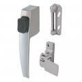 Prime-line K 5006 Push Button Screen Storm Door Latch Set Aluminum