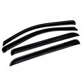 Sizver Smoked Window Visors Wind Rain Deflector Guard For 2014-2017 Chevrolet Silverado 1500 Crew Cab Only 