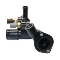 Thermostat Housing For Mazda B2500 1998 1999000 2001 Plastic Black 2 5l 2 Prong Male Terminal Replacement F87z8592a
