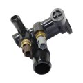 Thermostat Housing For Mazda B2500 1998 1999000 2001 Plastic Black 2 5l 2 Prong Male Terminal Replacement F87z8592a